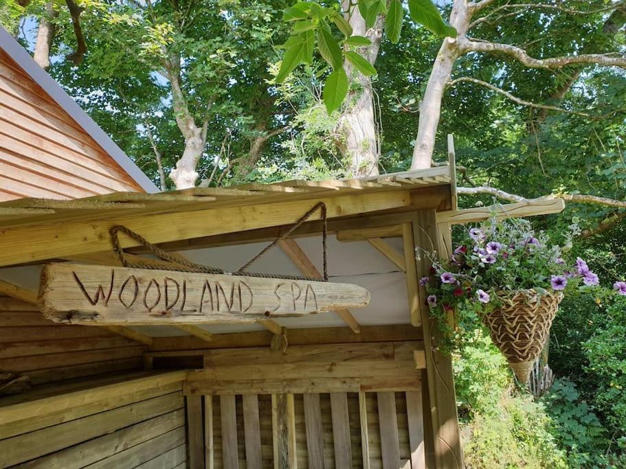 The Potting Shed Near Tenby, 100" Projector, Four Poster Bed, On-Site Hot Tub Access Via Spa Pack, Breakfast Kültér fotó